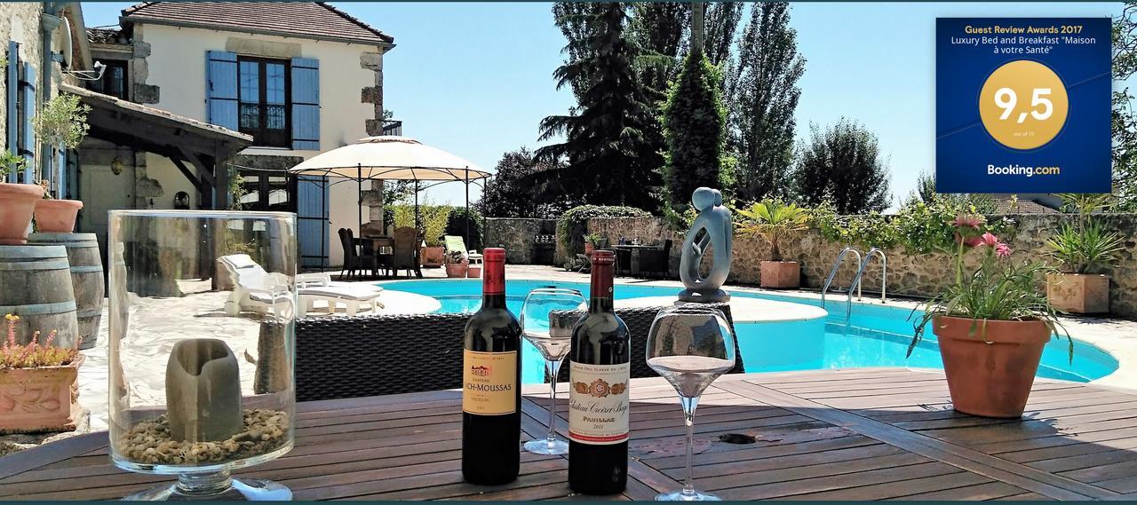 Luxury B&B Maison A Votre Sante, In Bordeaux Wine Region Savignac-de-Duras Экстерьер фото